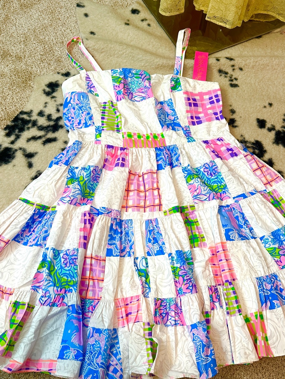 Lilly Pulitzer Patchwork Me If You Can Dress RARE